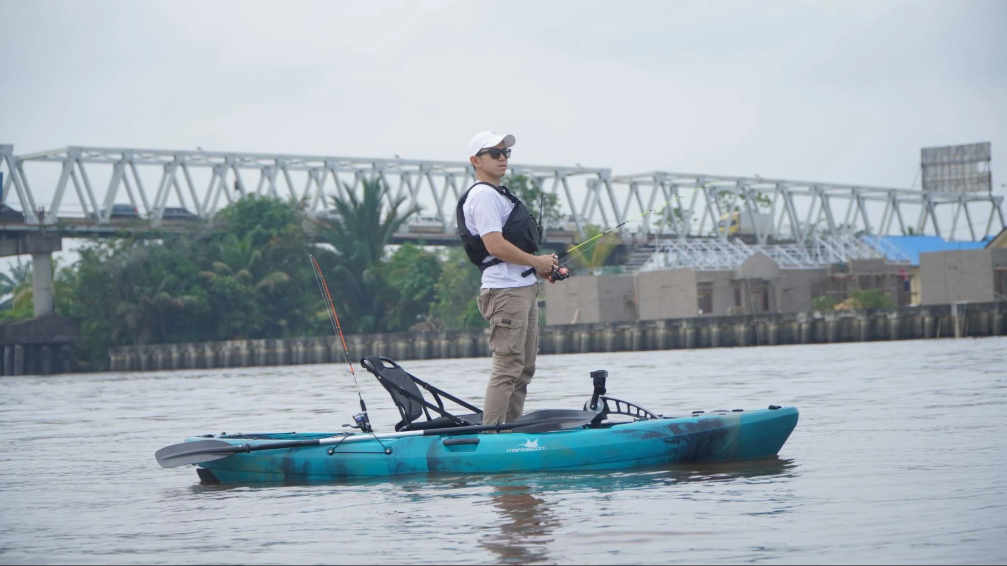 Kayak fishing Mantasport ready stock dan siap pakai untuk memancing