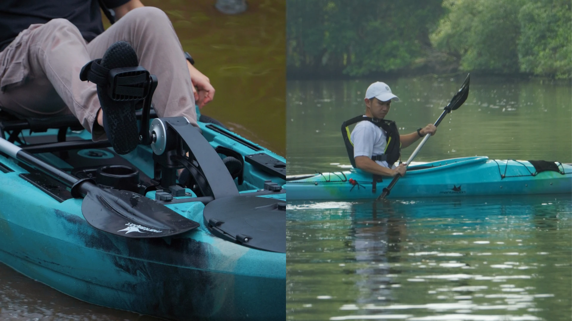 kayak pedal vs kayak dayung